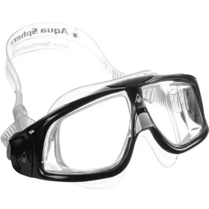 Aqua Sphere Seal Clear Swim Mask – Silver/Black